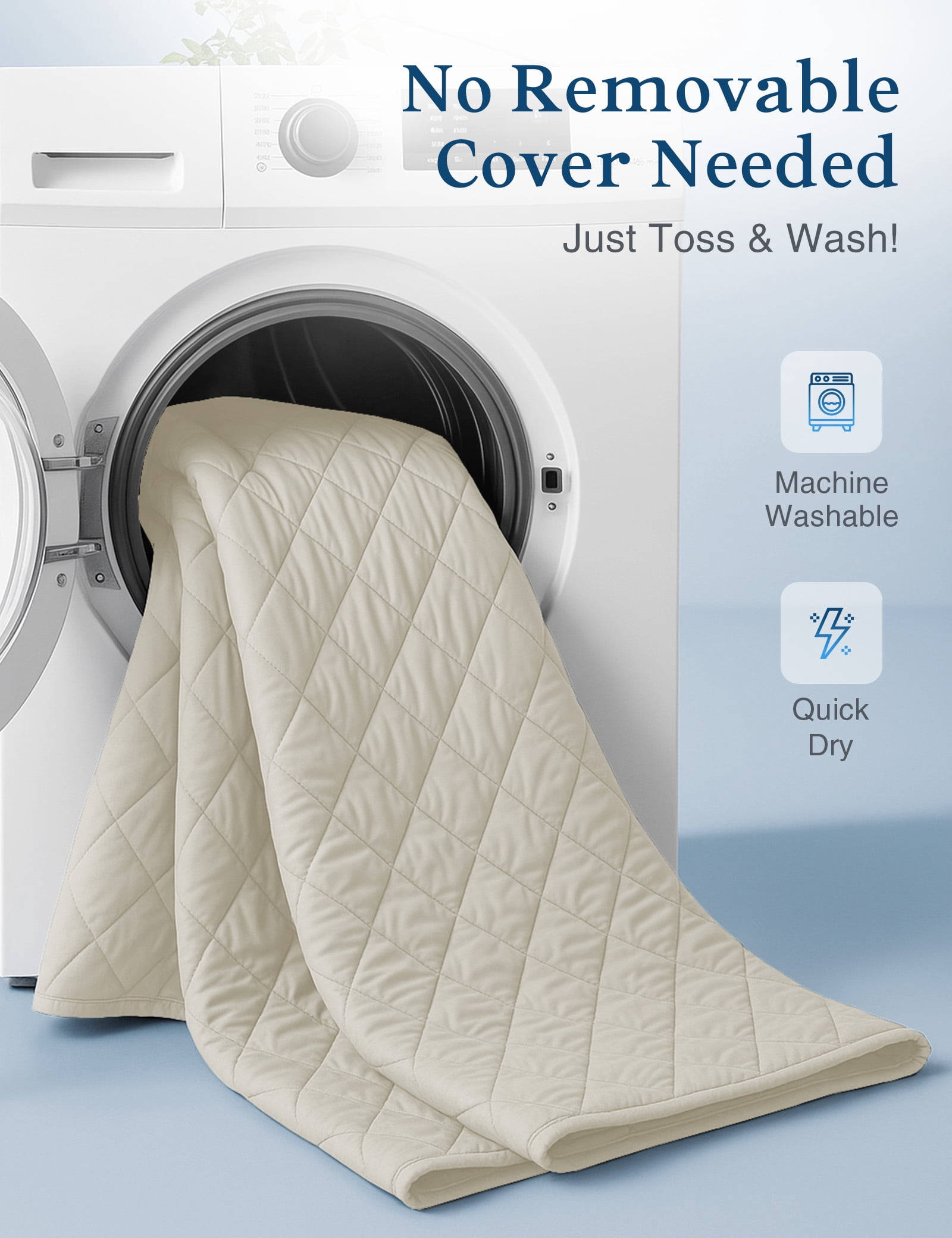 ZonLi Cooling Blanket Lightweight Breathable Cool Touch 60×80 Twin, Creamy Beige