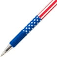 thumbnail image 4 of Pentel RSVP Ballpoint Pen, 0.7mm. Fine Line, Stars and Stripes Flag Inspired Barrel, Black Ink, Box of 12 Pens, 4 of 5