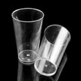 thumbnail image 5 of Round Shot Cups - 3 ounce - 400 Count - Spoons Included - Clear Plastic - Straight Wall Shot Glasses - Mini Cup - Tasting Sample - Party Shooters - Drink Shot Tumblers - Disposable or Reusable, 5 of 6