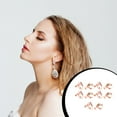 thumbnail image 3 of Guardoinrt 10pcs Ear Clip Converters Earring Accessories Handmade Fashionable Handheld Findings Turn Any Post Studs Into Clip-On Earrings Type8, 3 of 6
