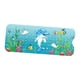 thumbnail image 1 of Alfombra de baño para bebé antideslizante, 100x40cm, estampado de dibujos animados, larga, lavable a máquina con agujeros de drenaje, alfombrillas de delfín, 1 of 9