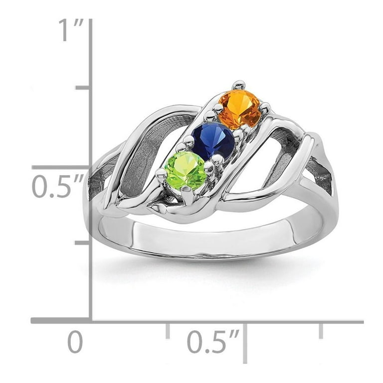 Mothers ring 3 stones walmart deals