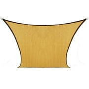 California Sun Shade Shade Sail 12' Square, Desert Sand