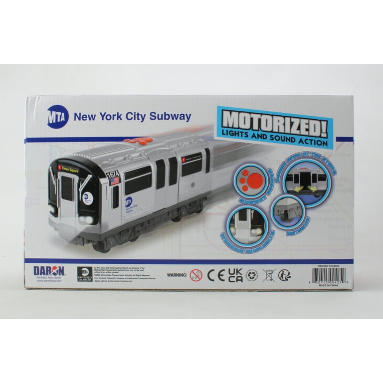 Mta Morotized NYC Subway Car with Lights Sound Working Doors