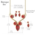 thumbnail image 3 of Set´s para Mujer con Cristal Fino Swarovski en forma de Barroco- Bañado en Oro 14k– Set´s  Elegante y Brillante-Aretes de Mujer de Moda- Joyería para Mujer de Moda- Regalo especial Ortiz Espinosa Temporada, 3 of 4