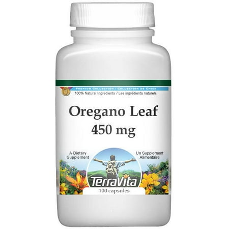 Oregano Leaf - 450 mg (100 capsules, ZIN: 511673)