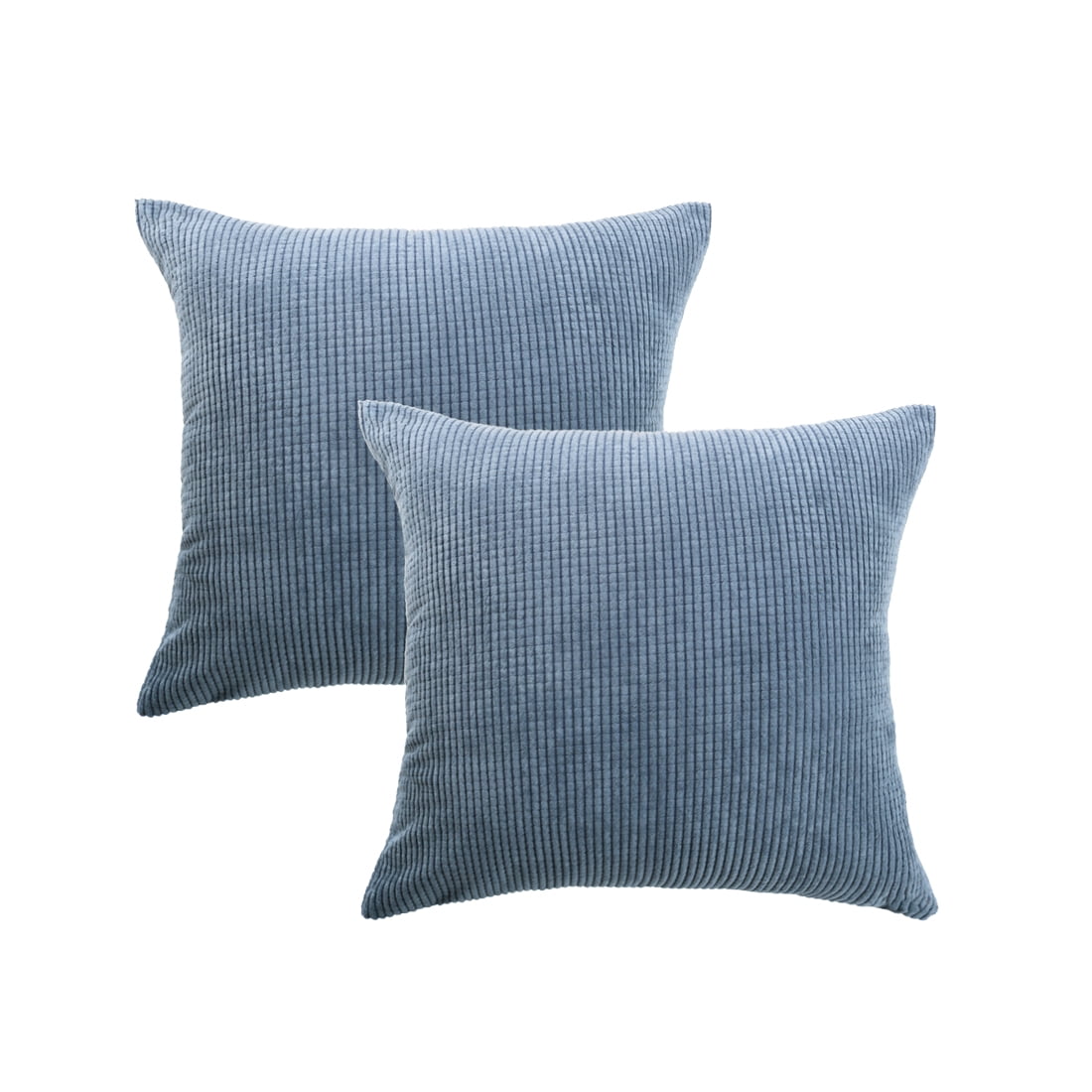 Cushion Covers Stripe Decoration Throw Pillow Case 18 x 18 Inch Teal