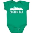 thumbnail image 3 of Inktastic Boston Massachussetts Skyline City Silhouette Boys or Girls Baby Bodysuit, 3 of 5