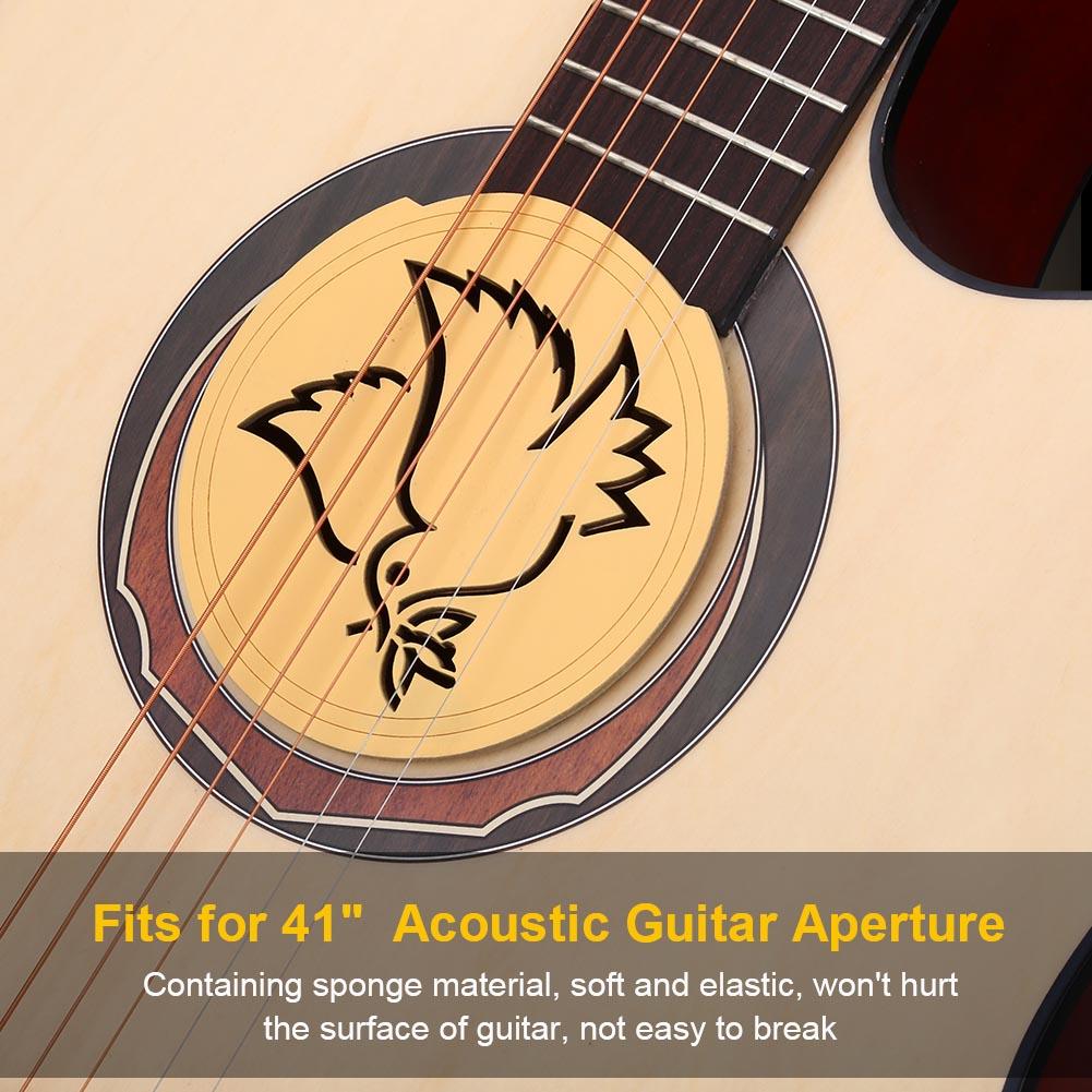 Tebru Guitar Sound Hole Cover, Acoustic Guitar Sound Cover, Wood