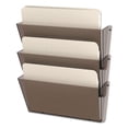 thumbnail image 6 of Unbreakable Docupocket 3-Pocket Wall File, Letter, 14 1/2 X 3 X 6 1/2, Smoke | Bundle of 5 Packs, 6 of 7