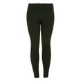 thumbnail image 1 of Gravity Threads Leggings en Polaire Sans Couture, Vert Foncé, 1 of 2