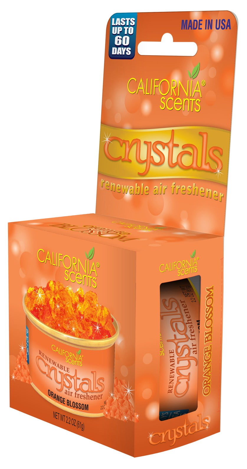 California Scents Cry2B6096pk 2.2 Oz Orange Blossom Crystals