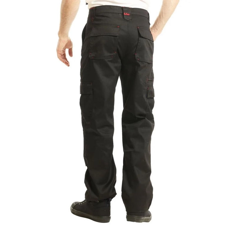 Lee Cooper Mens Multi Pocket Work Pants - Walmart.com