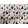 thumbnail image 4 of oneOone Cotton Cambric White Fabric Merry Christmas Dress Material Fabric Print Fabric By The Yard 42 Inch Wide-8HS, 4 of 4