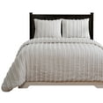 thumbnail image 4 of Better Trends Chenille Comforter Set Twin Size 2 Piece 100% Cotton Soft & Cozy All Season Bedding Angelique Collection - Taupe, 4 of 9