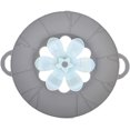 thumbnail image 1 of Tapa de maceta a prueba de derrames tipo flor, gris pequeña Zhivalor WRMH-1182-1, 1 of 8