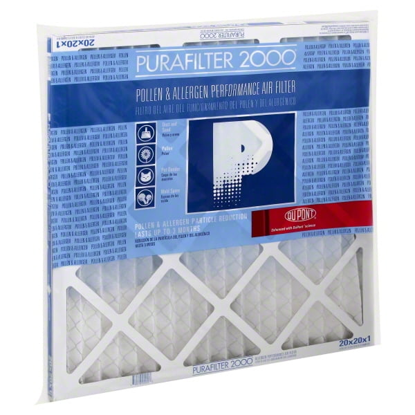 Purafilter2000 Allergen Air Filter 20x20x1