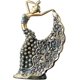 thumbnail image 1 of Adorno de figura romántica, decoración de bailarina de pavo real, estatua de niña bailando de resina, artesanía para mujer, 1 of 5