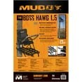 thumbnail image 4 of Muddy Boss Hawg 1.5 Deer Hunting 17 Foot Ladderstand Tree Stand w/Lumbar Seat, 4 of 9