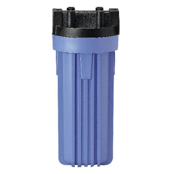 Pentek 150068 10" Standard Water Filter Housing Black/Blue No PR - 3/4" FPT