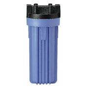 Pentek 150068 10" Standard Water Filter Housing Black/Blue No PR - 3/4" FPT