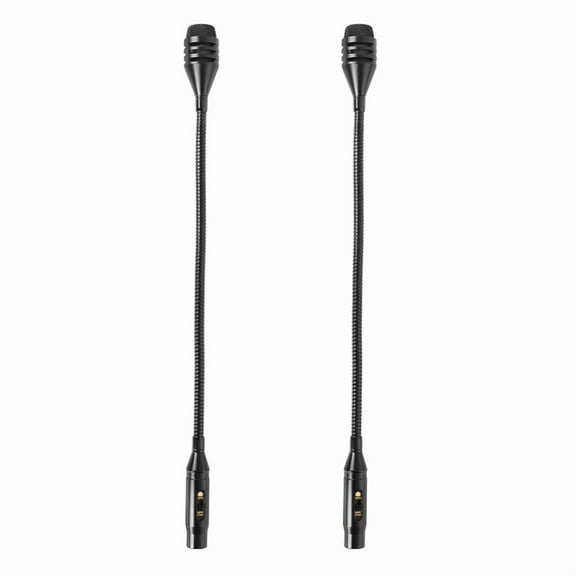 2X Professional Dynamic DJ Microphone with Switch for Mixer Dedicated Disc Shouting Microphone KTV Bar Gooseneck DJ Mic