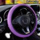 thumbnail image 2 of Funda para volante de coche elástica de seda de hielo de malla de corazón sin anillo interior, transpirable y cómoda, funda para manillar de cuatro estaciones, 2 of 6
