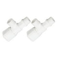 thumbnail image 2 of Válvula desviadora de plástico de 3 vías, válvula de conmutación de rosca macho G1/2 para baños, bañeras y cocinas, 2 uds., 2 of 14