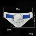 thumbnail image 2 of HBASD Fishing Fighting Waist Belt Adjustable Waist Gimbal Belt Offshore Tackle Boat Fishing Rod Holder (White), 2 of 8