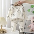 thumbnail image 2 of xaweyi Toddler Baby Boy Fall Outfit Long Sleeve Sweatshirt Stretch Pants Set Cute Kids Winter Clothes,Sizes 3-4 Years, 2 of 4