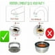 thumbnail image 5 of Grifo Ahorrador de Agua Macho Hembra 24mm Lavabo, Reduce Tu Consumo Entre Un 30 Y Un 80% (Macho M24), 5 of 5
