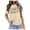 Beige, variant on T Shirts For Women Letter Paw PrintShort Sleeve Casual Summer Top Cute Graphic Tee Women Clothes Trendy