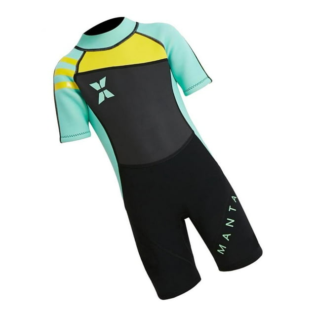 Traje de Baño de Manga Corta Sunnimix Traje de Neopreno para Niños