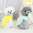 thumbnail image 5 of Visland Pet T-shirt Round Collar Breathable Cotton Egg Print Pet Vest for Summer, 5 of 8