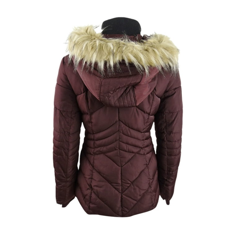 Guess hotsell maroon coat