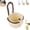 Brown, variant on Hanging Sink Drain Basket for Kitchen, Sink Strainer Basket Foldable Sink Food Catcher, Multifunctional Kitchen Sink Strainer Press Automatic Dumping Basket