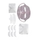 thumbnail image 2 of Juego de Parches Antiarrugas de Silicona LYUMO Almohadilla Transparente Para El Cuello Y El Pecho, 2 of 8
