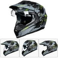 thumbnail image 6 of ILM Off Road Motorcycle Dual Sport Helmet Full Face Sun Visor Dirt Bike ATV Motocross Casco DOT Certified (XL, Grey Yellow), 6 of 7