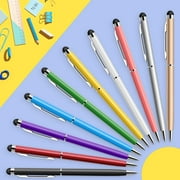 Antier Stylus Pens for Touch Screens, 10 Pack Stylus with Built-In Ballpoint Pen for iPad iPhone Tablets Samsung Galaxy All Universal Touch Screen Devices