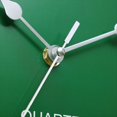 thumbnail image 3 of Reloj de Pared Diseño Moderno Aguja de Cuarzo Silenciosa Reloj de Pared de Lujo Barrido Silencioso Reloj de Pared del Segundo Hogar Verde, 3 of 5