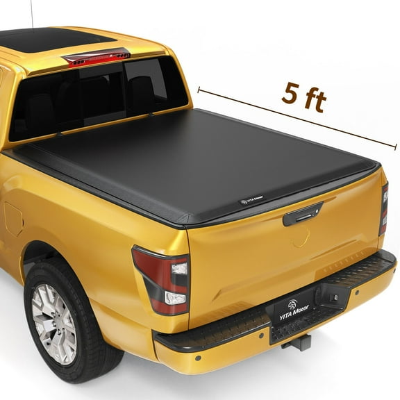 RVNI Soft Tri-fold Truck Tonneau Cover fit for 2019-2023 2024 2025 Chevy Silverado/GMC Sierra 1500 5.8 ft Bed