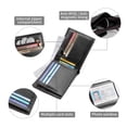 thumbnail image 6 of FALAN MULE Mens Wallet Genuine Leather RFID Blocking Large Capacity Trifold Wallet for Men with 13 Card Holders, 6 of 7