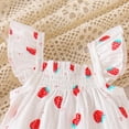 thumbnail image 6 of NOLDARES Baby Outfit Toddler Girl Sleeveless T Shirts Shorts Set 2Pcs Infant Summer Clothes(White,3-6 Months), 6 of 6