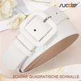 thumbnail image 5 of SUOSDEY Belts for Women,Ladies Belt for Jeans Pants Dresses,Candy Color Fashion Square Buckle Belt, 5 of 7