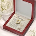 thumbnail image 4 of To My Daughter, Love Mum White Gold Necklace - Forever Love Necklace - White Gold or Yellow Gold - Gift Box, 4 of 5