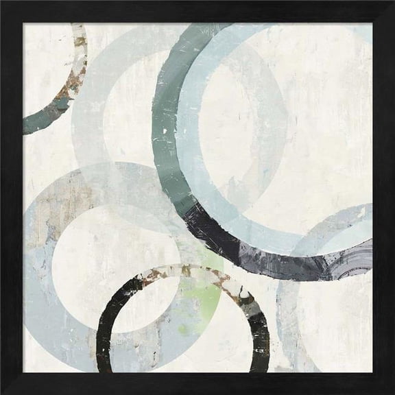 Metaverse R950427-0120000-AEAAAAEAN4 13.25 x 13.25 in. Pale Blues III Framed Wall Art by Tom Reeves