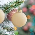 thumbnail image 3 of sruoe Christmas Ball Ornaments, Christmas Tree Hanging Ornaments, Shatterproof Ornaments, Flocked Christmas Balls, Shatterproof Hanging Balls for Holiday Birthday Wedding Party Christmas Decor, 3 of 5