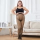 thumbnail image 1 of Medias de grande con forro para mujer, mallas elásticas, de cintura alta, térmicas, para invierno, piernas impecables, medias anslúcidas 260g Hugo pantimedias mujer, 1 of 6