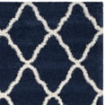 thumbnail image 6 of SAFAVIEH Hudson Aline Geometric Shag Area Rug, Navy/Ivory, 10' x 14', 6 of 8