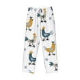 thumbnail image 4 of Goofa Farm Roosters Printed Soft Pajama Pants for Men, Wide Leg Comfy Casual Lounge Yoga Pants-Large, 4 of 9